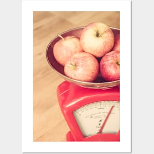 Vintage Apples in Scales Posters and Art